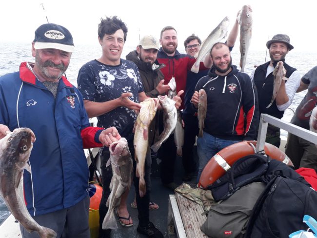 Whitby_Fishing_Trips_Cod_Ling_Fishing-Whitby-25th-August-2018-18 Whitby Fishing Trips - Cod, Ling, Codling Wreck and Reef Fishing from the port of Whitby North Yorks http://www.whitbyfishingtrips.co.uk