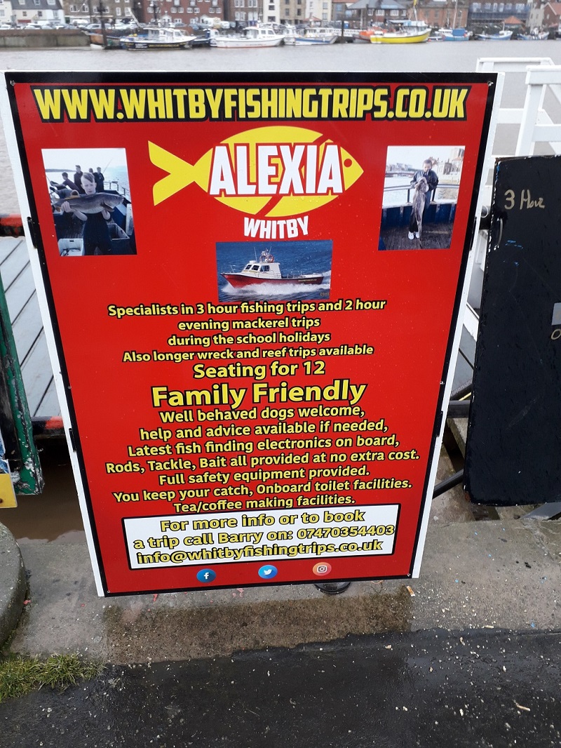 whitbyfishingtrips_easter2018_board Whitby Fishing Trips - Cod, Ling, Codling Wreck and Reef Fishing from the port of Whitby North Yorks http://www.whitbyfishingtrips.co.uk